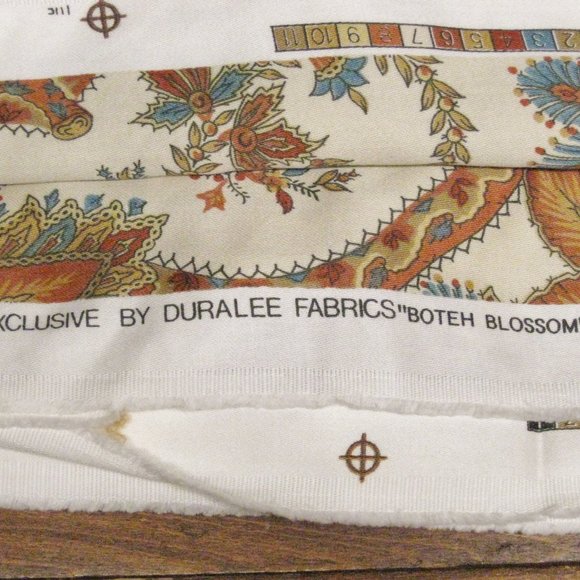 Home Decor Floral Fabric-Boteh Blossom Pattern-Fall Colors - Picture 5 of 5